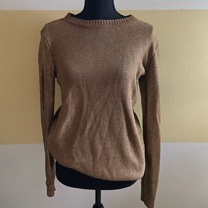 Rock & Republic Shimmering Gold Sweater